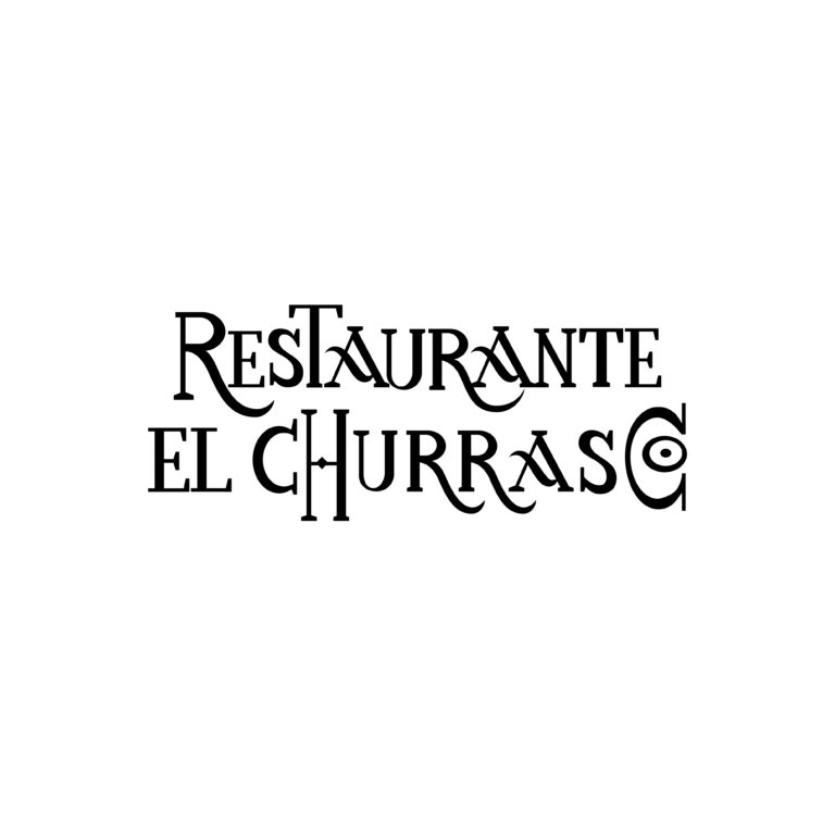 Logo el churrasco tipografia